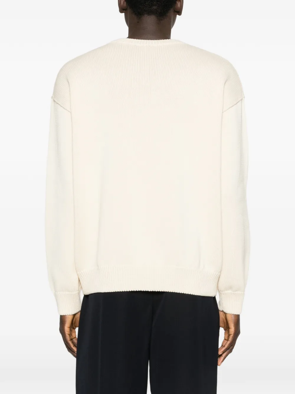Logo-Detail Crew-Neck Sweater
