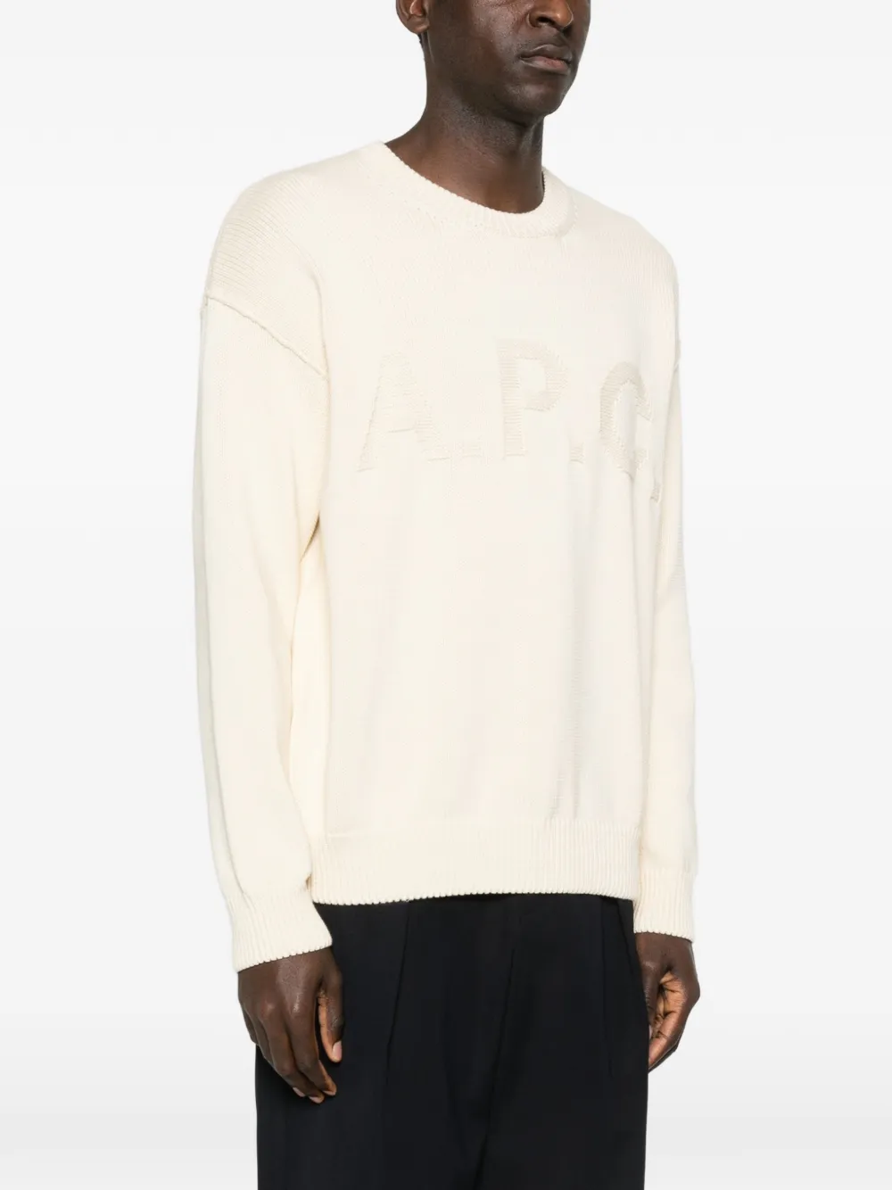 Logo-Detail Crew-Neck Sweater
