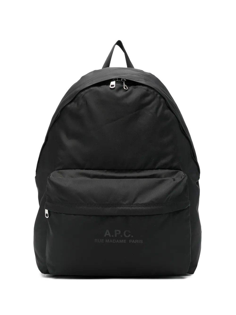 A.P.C. zip pocket backpack | Black | Image 1