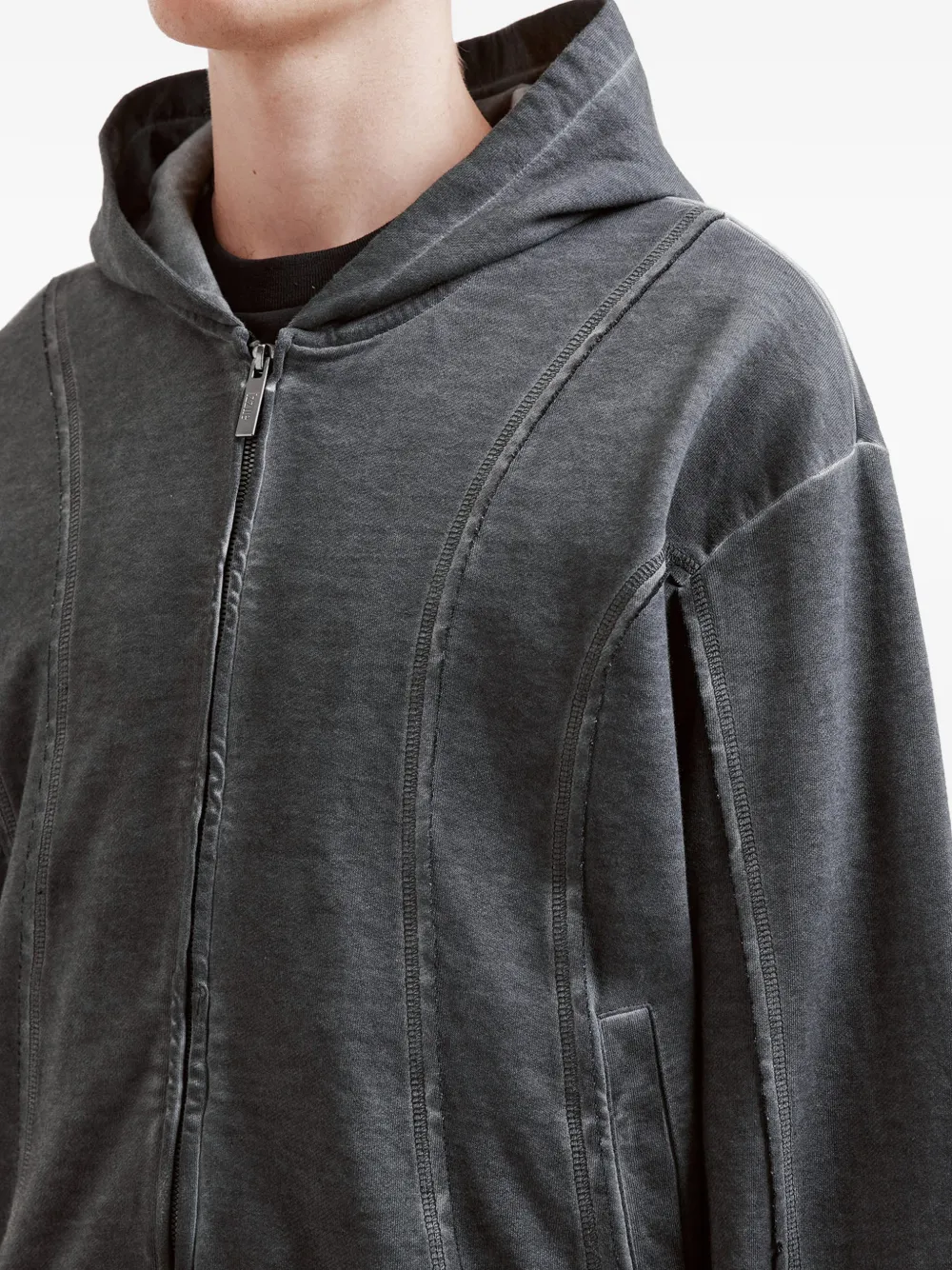 izzue Hoodie met rits Grijs