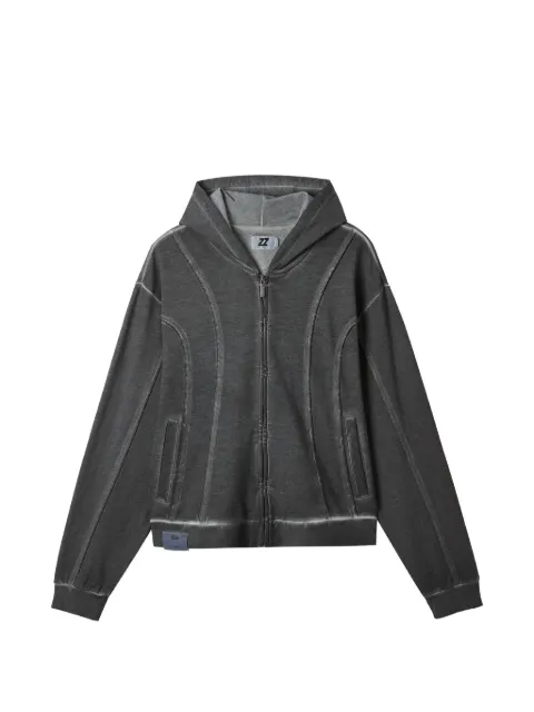 izzue zip-up hoodie