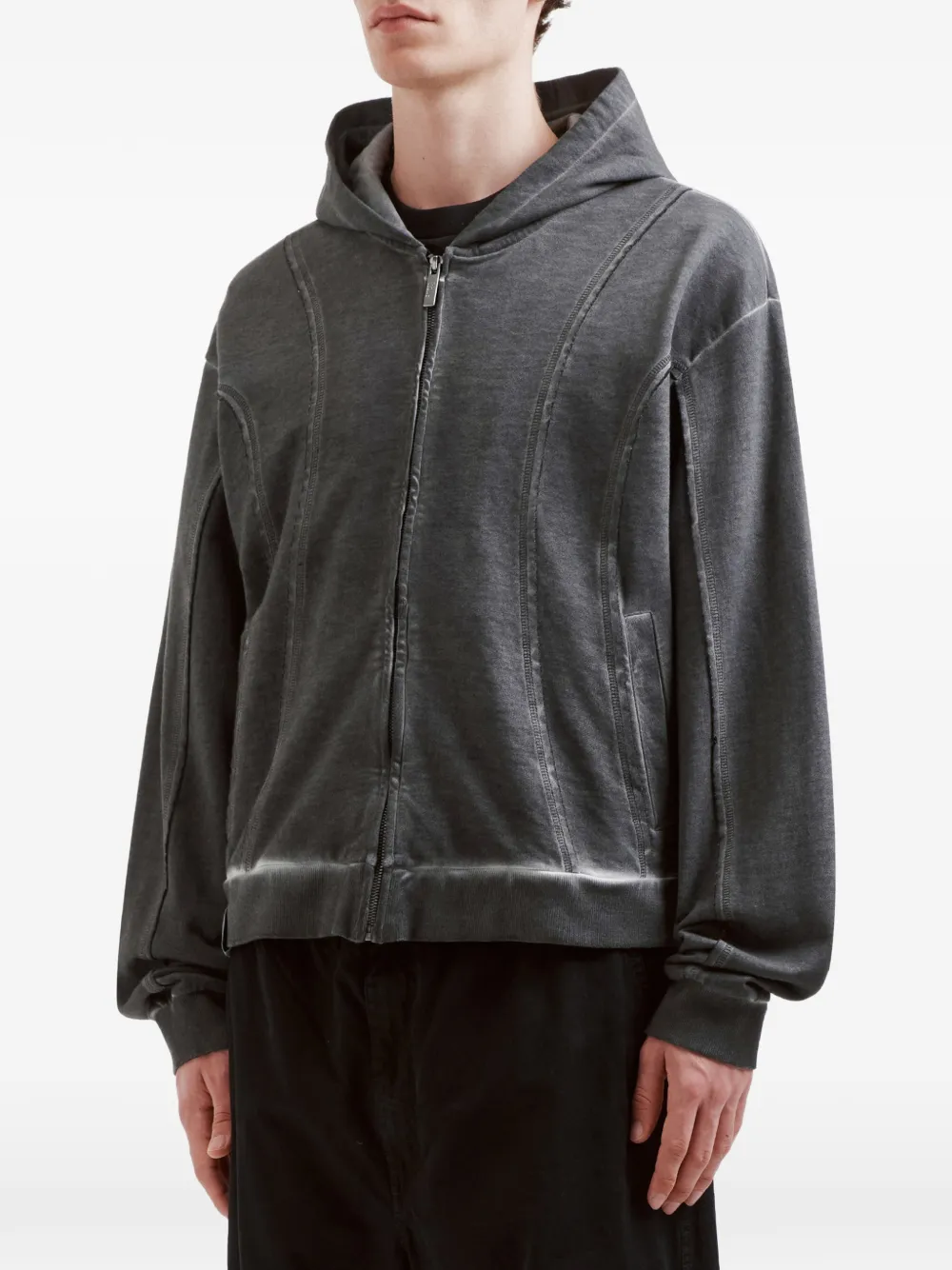 izzue Hoodie met rits Grijs