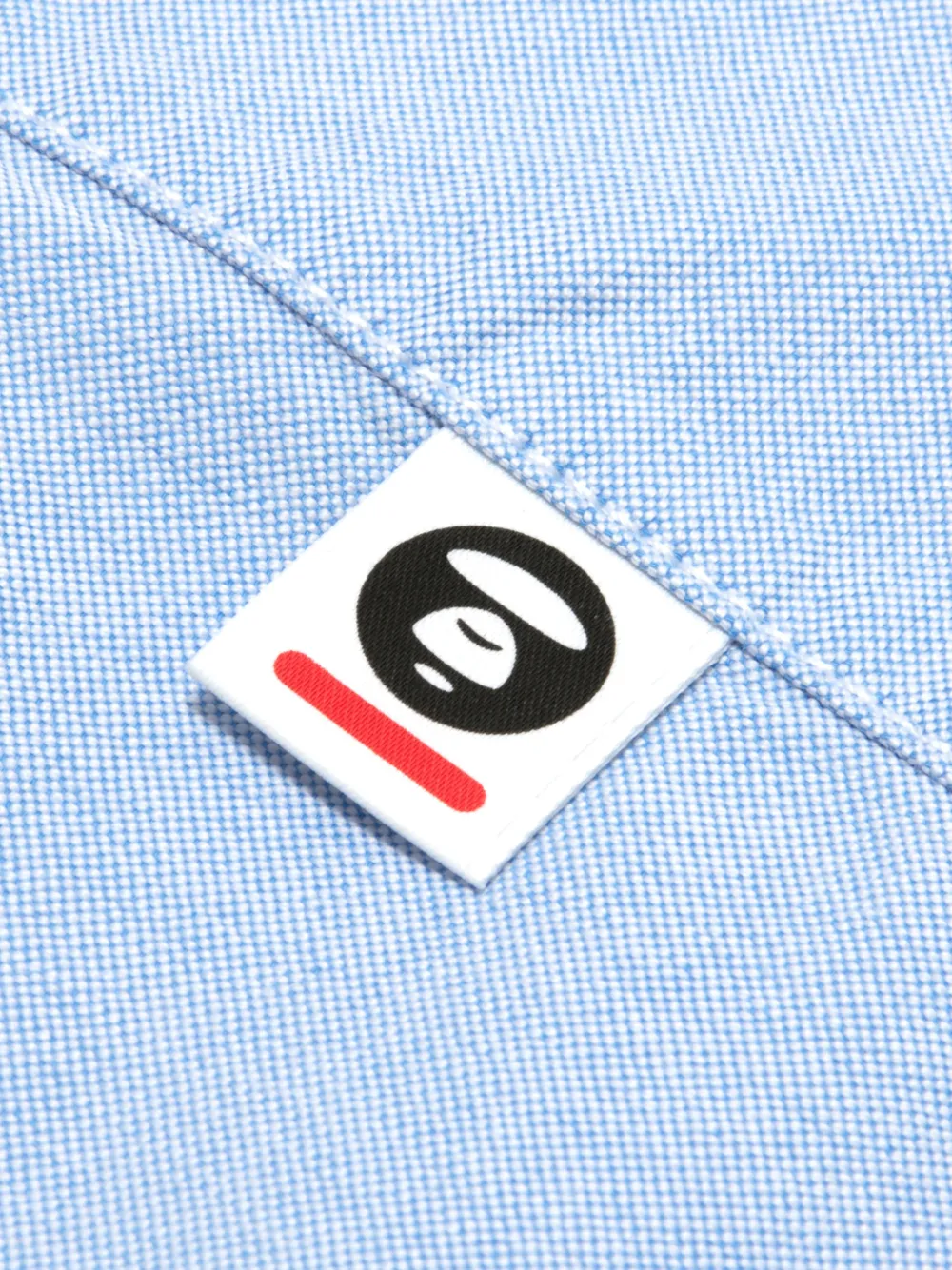 AAPE BY *A BATHING APE Overhemd met borduurwerk Blauw