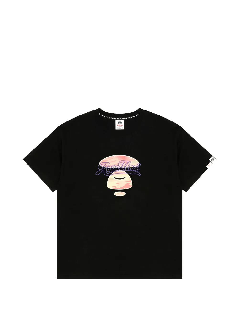 AAPE BY *A BATHING APE® logo T-shirt - Nero