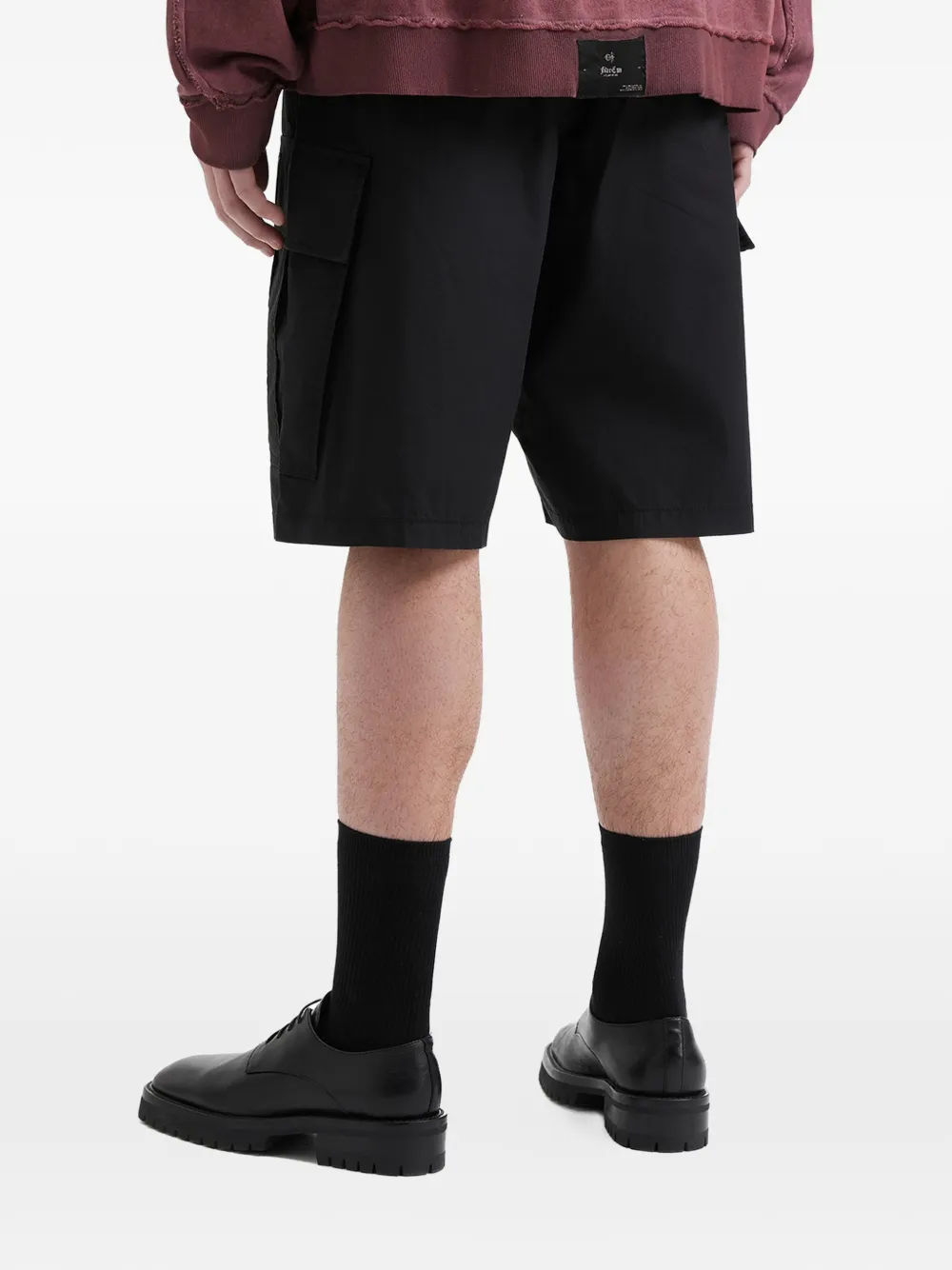 FIVE CM Shorts met cargo zak Zwart