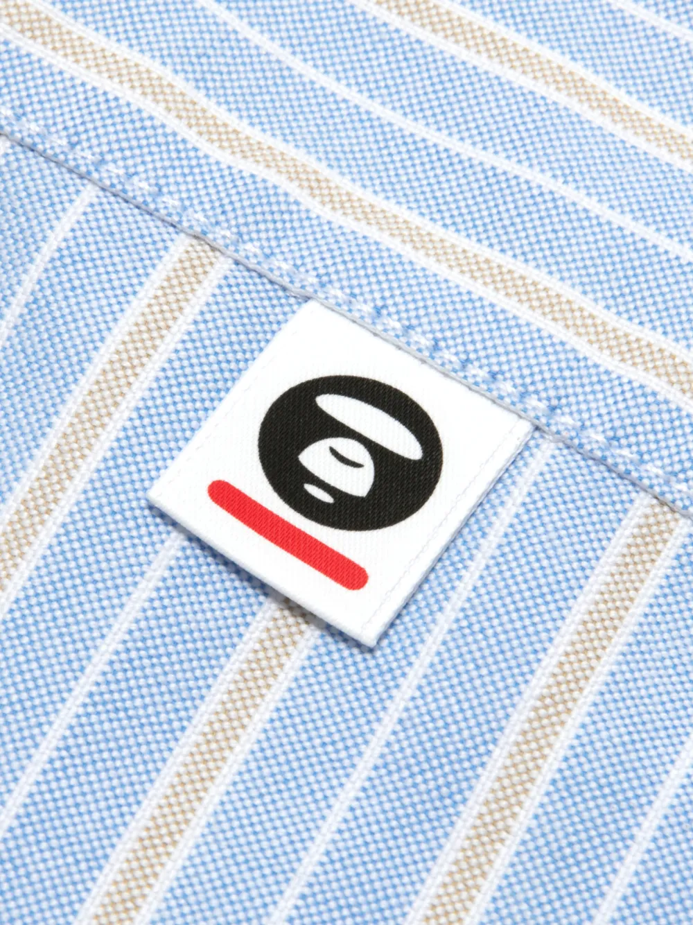 AAPE BY *A BATHING APE Overhemd met logo Blauw