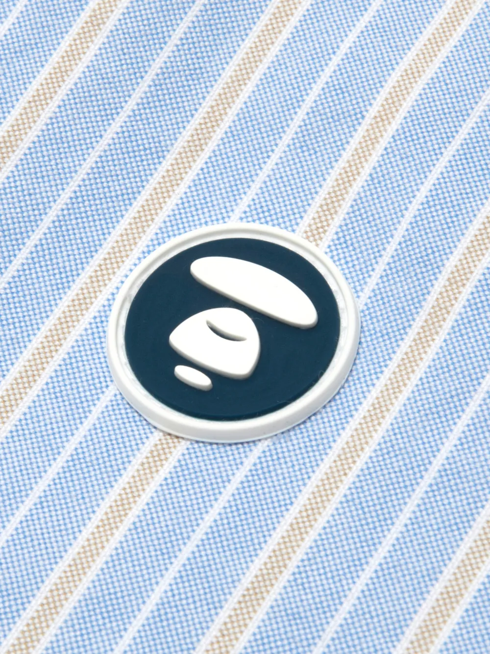 AAPE BY *A BATHING APE Overhemd met logo Blauw