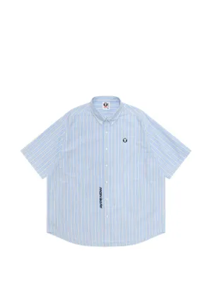 AAPE BY *A BATHING APE® ストライプ シャツ | グリーン | FARFETCH JP