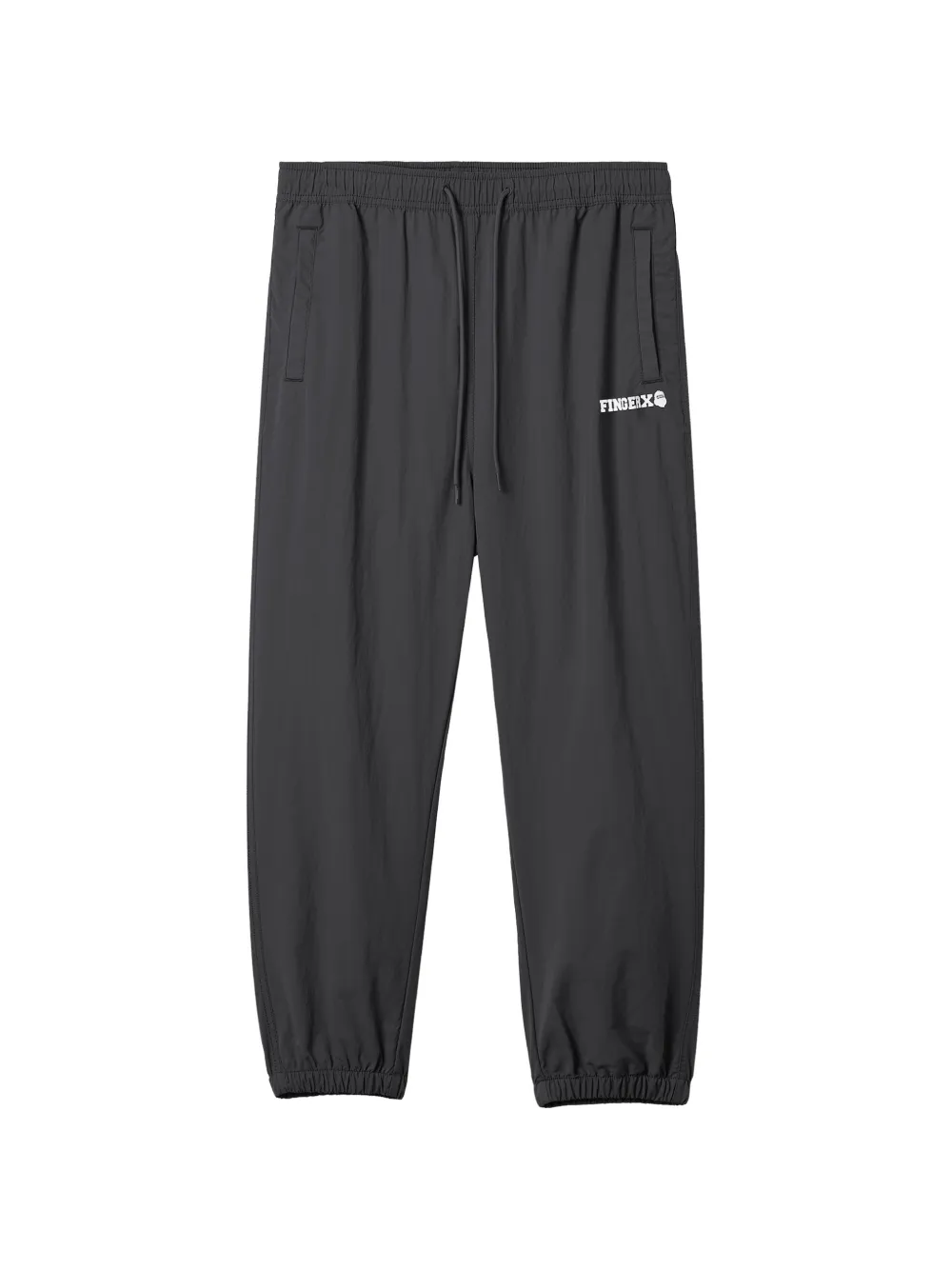 FINGERCROXX drawstring cuffed track pants - Grigio