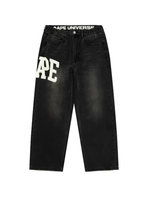 AAPE BY *A BATHING APE® logo trousers