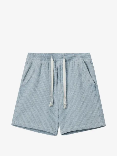 FIVE CM drawstring textured shorts