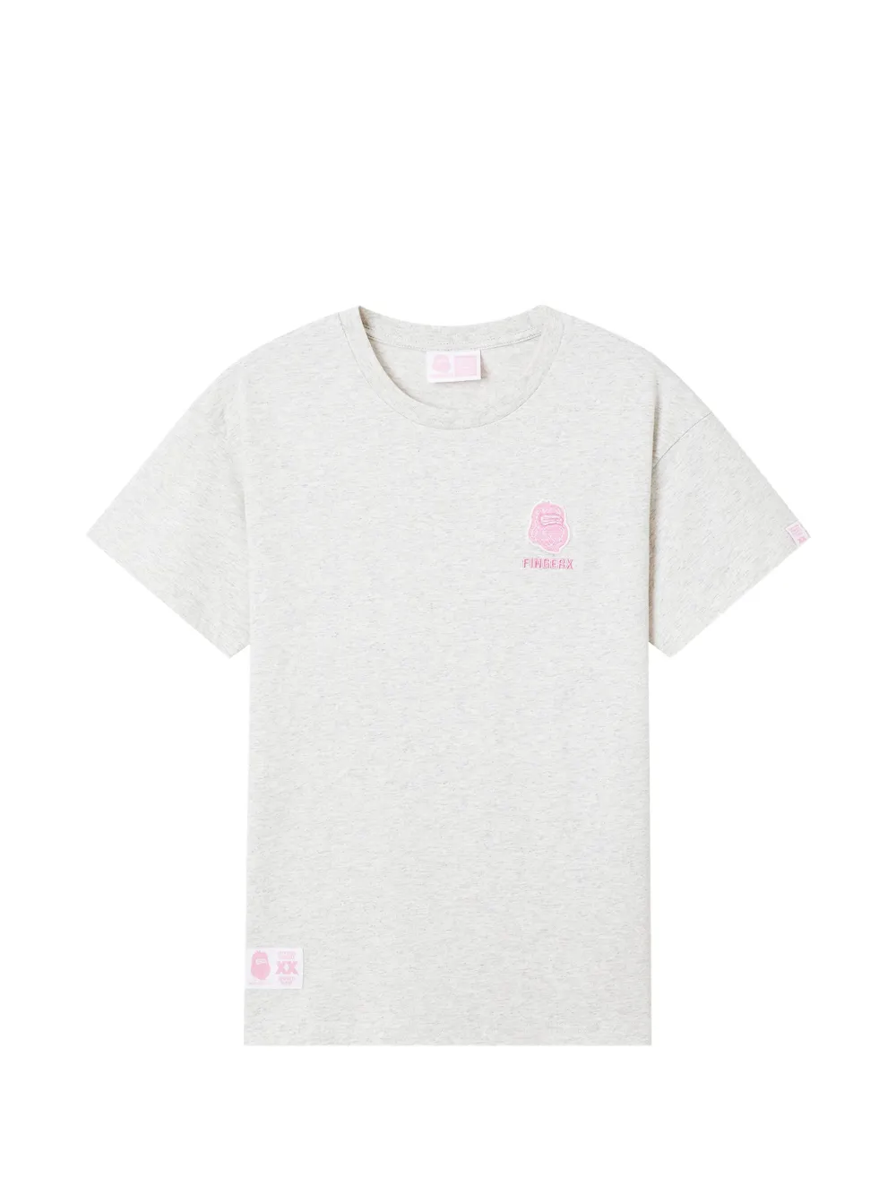 FINGERCROXX logo-patch T-shirt · M