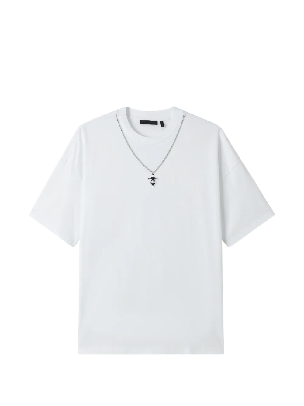 Five Cm Short-sleeve T-shirt In White