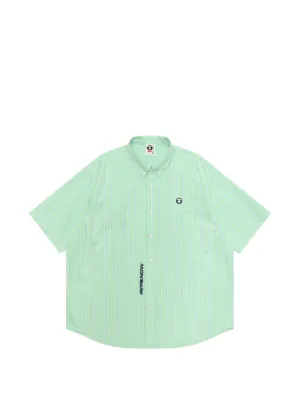 AAPE BY *A BATHING APE® ストライプ シャツ | グリーン | FARFETCH JP