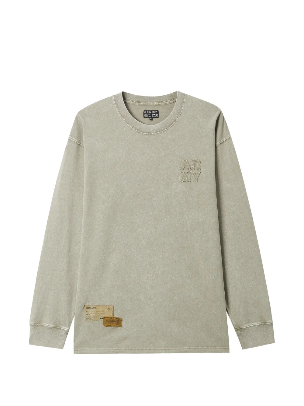 izzue crew-neck applique T-shirt - Verde