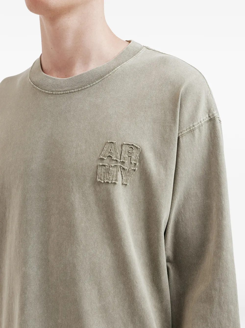 Crew-Neck Applique T-Shirt