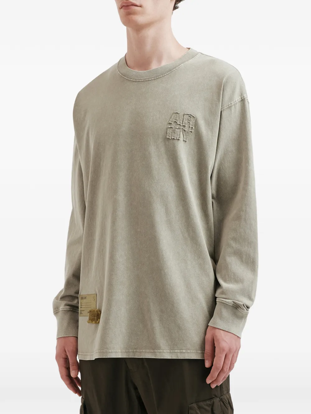 Crew-Neck Applique T-Shirt