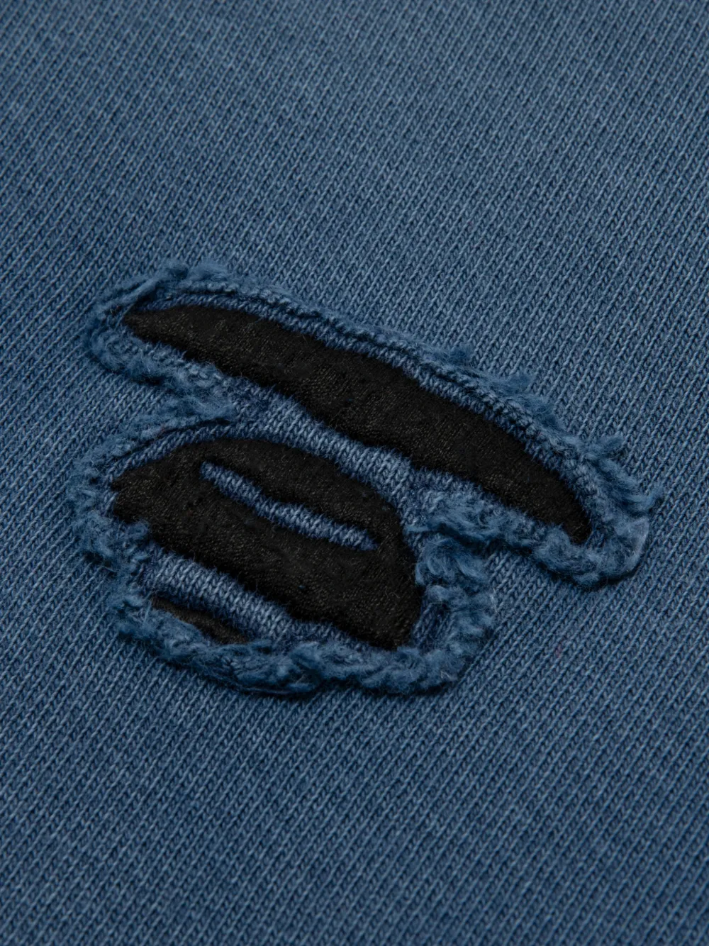 AAPE BY *A BATHING APE Hoodie met sterapplicatie en rits Blauw