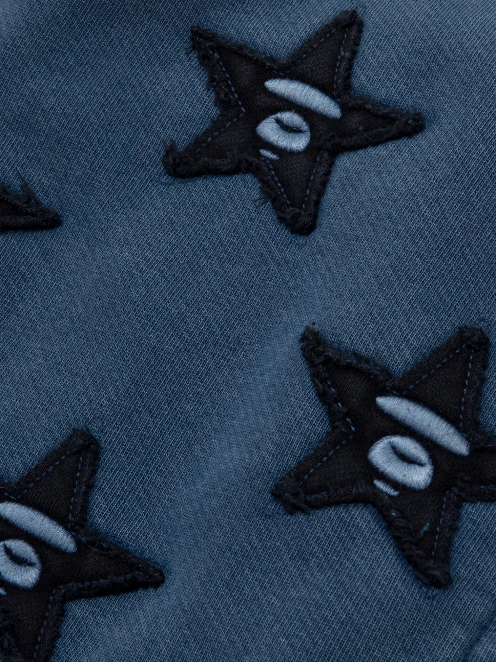 AAPE BY *A BATHING APE Hoodie met sterapplicatie en rits Blauw