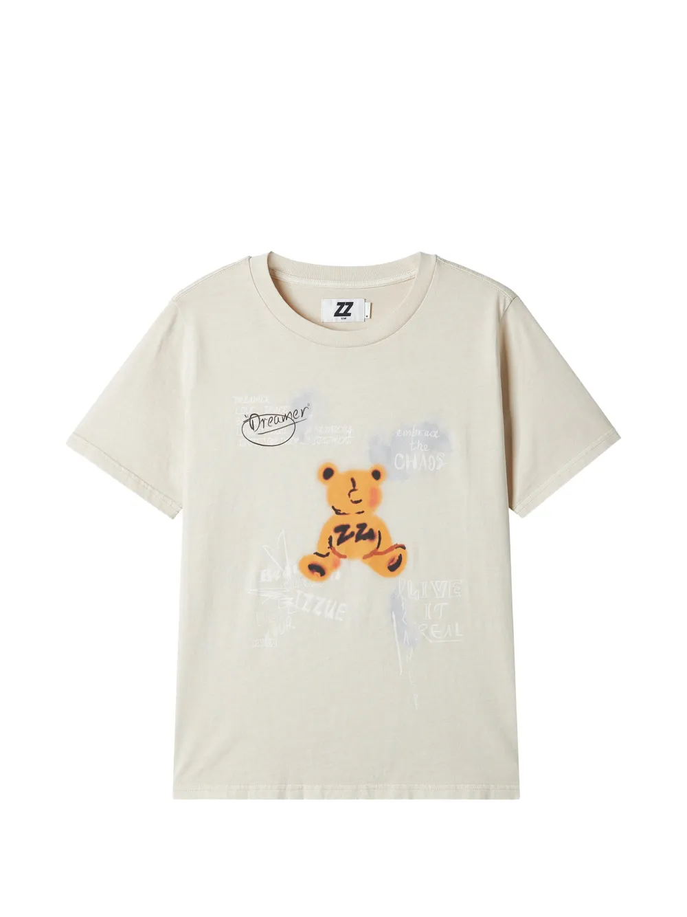 izzue graphic T-shirt - Toni neutri