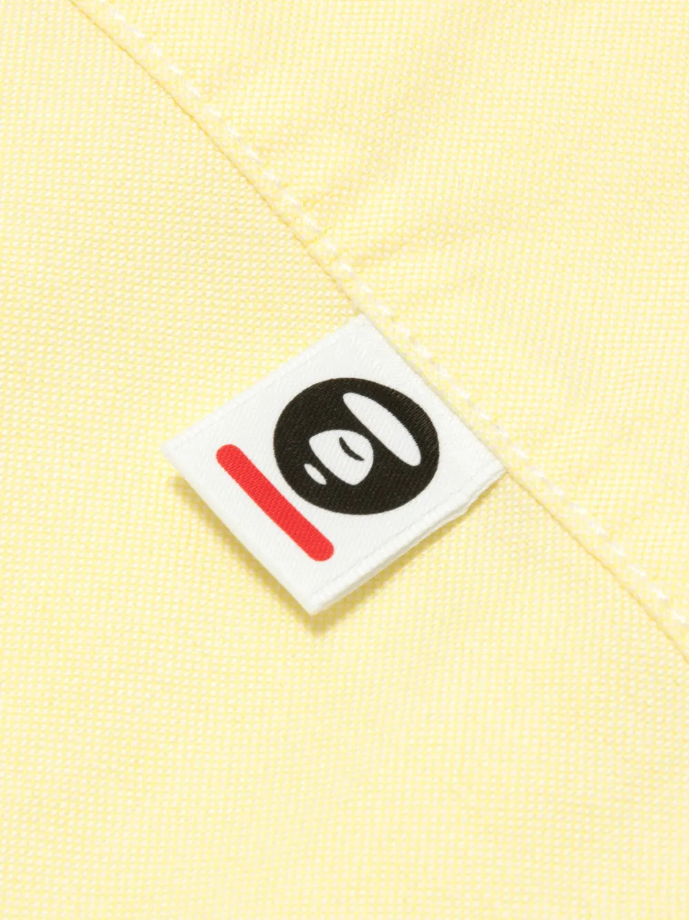  Aape By *a Bathing Ape® Embroidery Shirt - Yellow 