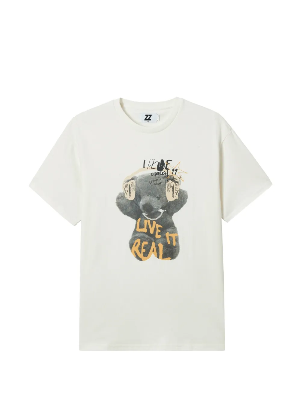 izzue graphic T-shirt - Bianco
