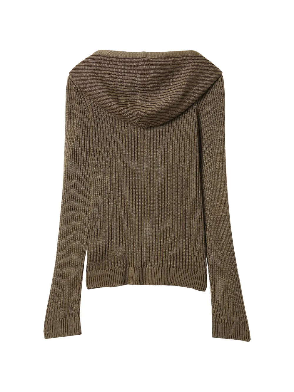 izzue Hoodie met rits Bruin