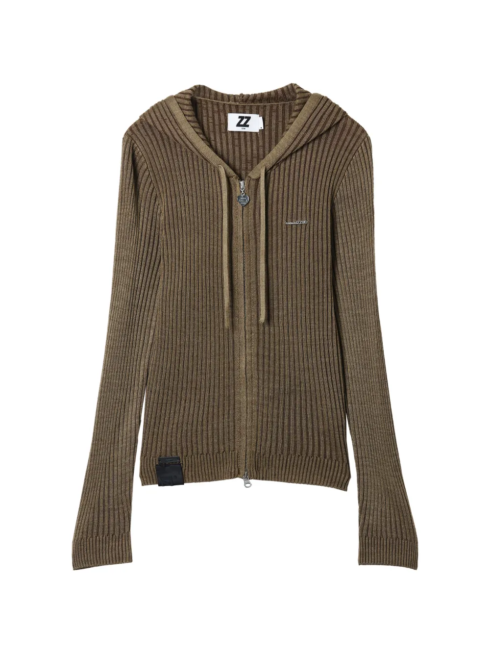 izzue zip hoodie - Marrone