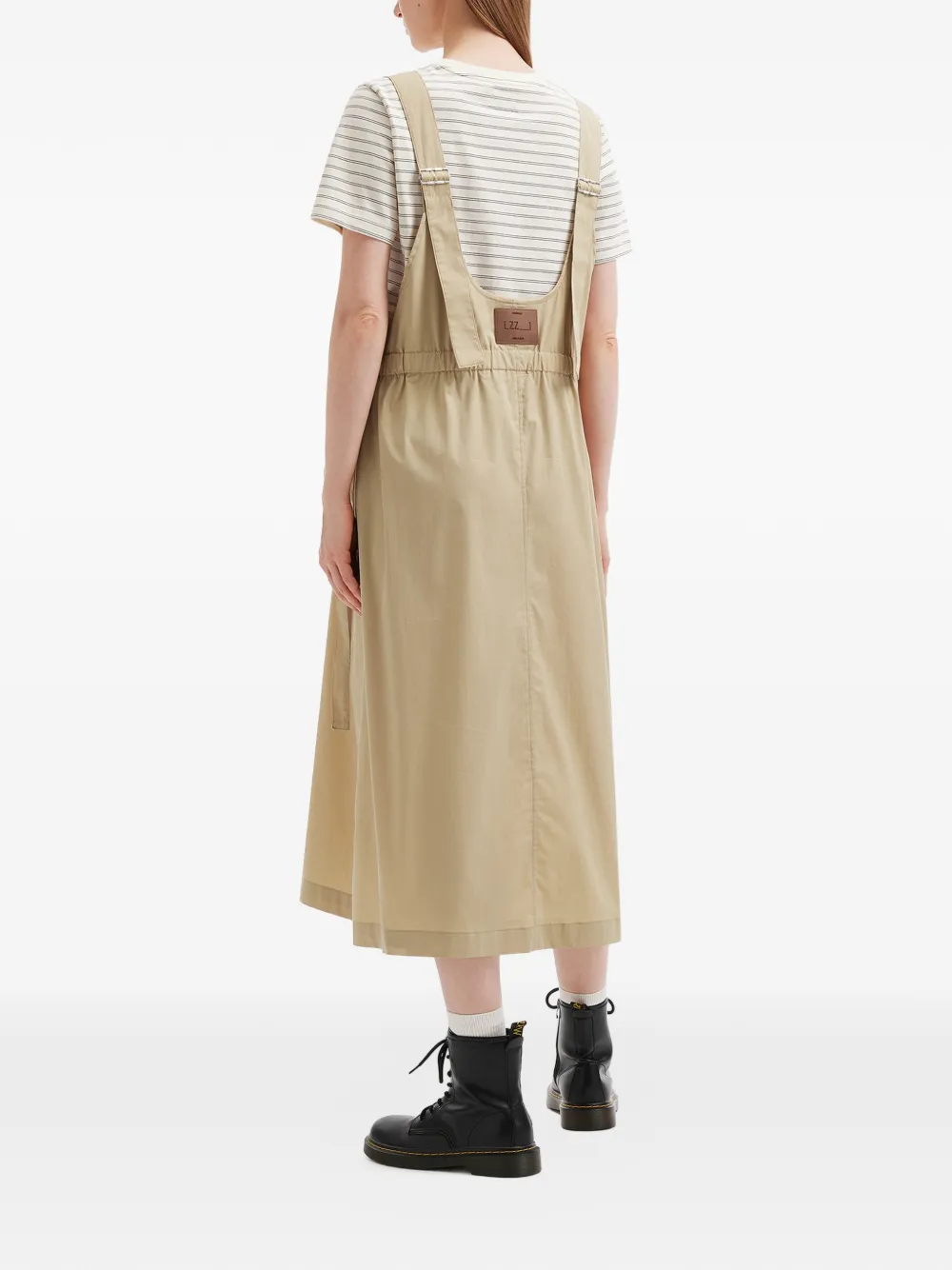 izzue Tuinbroek met klepzak Beige