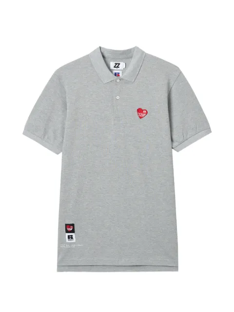 izzue logo-appliqué polo shirt