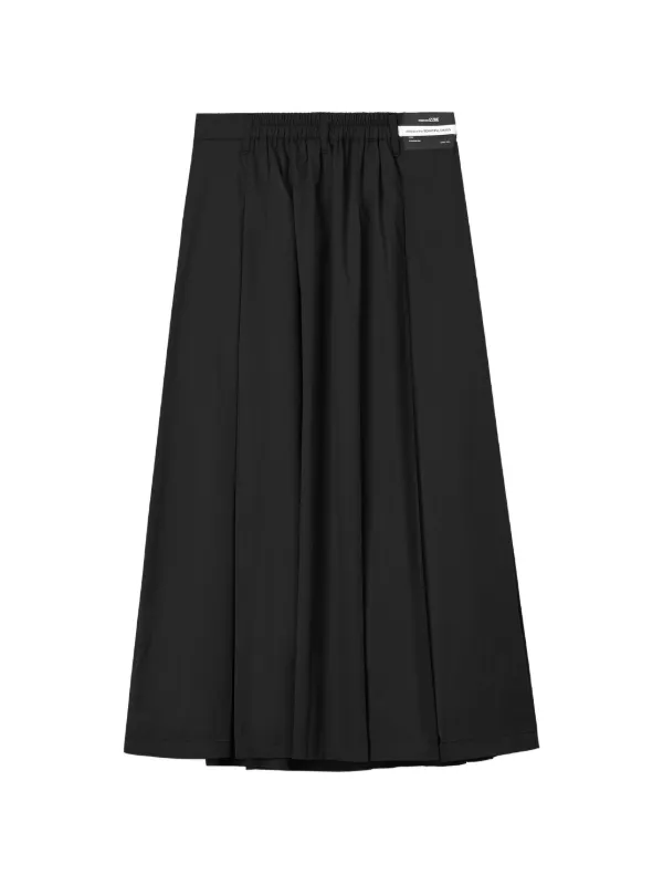 Izzue Pleat Strap Skirt | Black | FARFETCH
