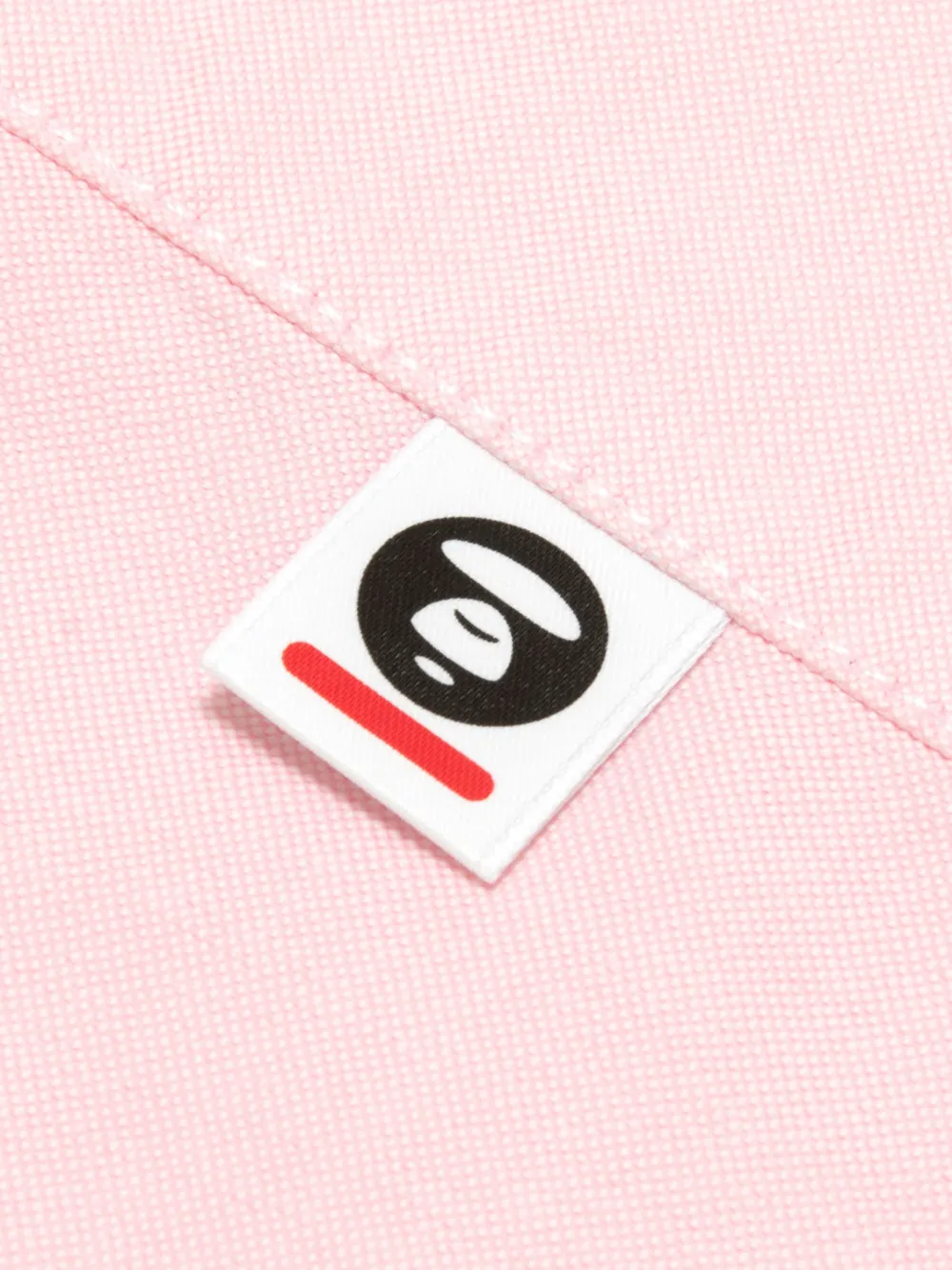  Aape By *a Bathing Ape® Buttoned Embroidery Shirt - Pink 