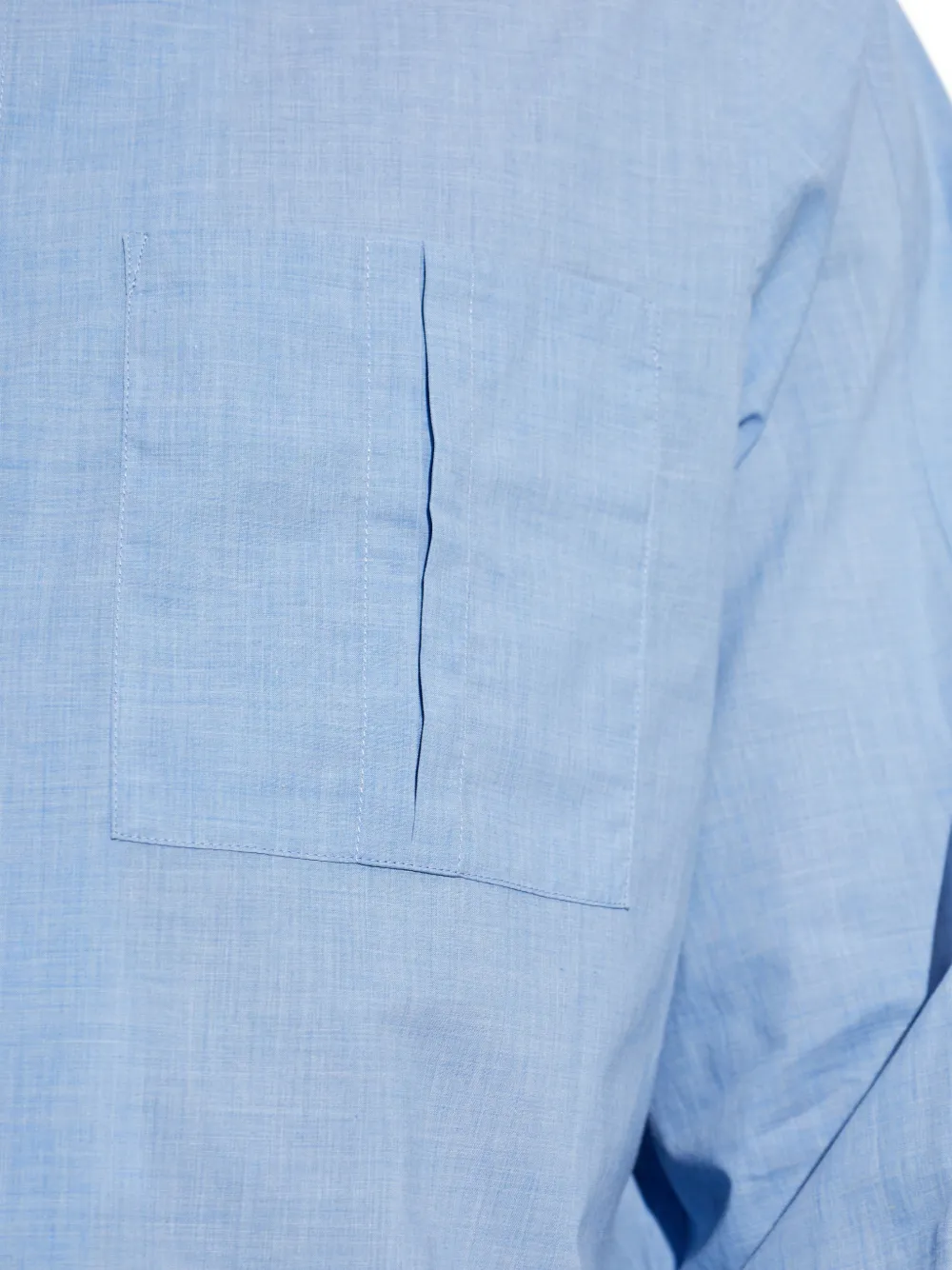 Maison Margiela Overhemd met zak Blauw