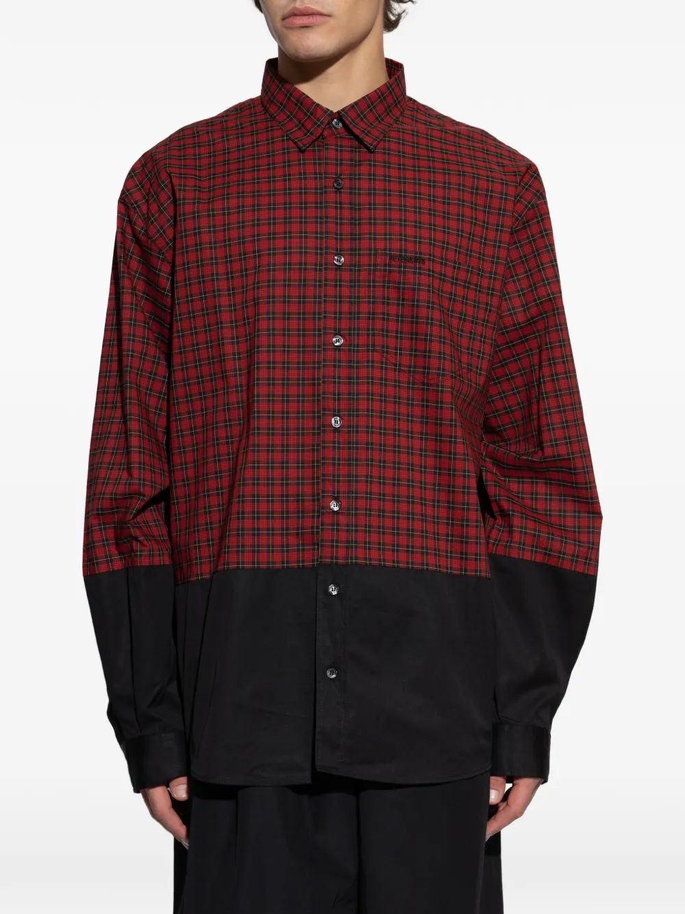  Vetements Checked Shirt - Red 