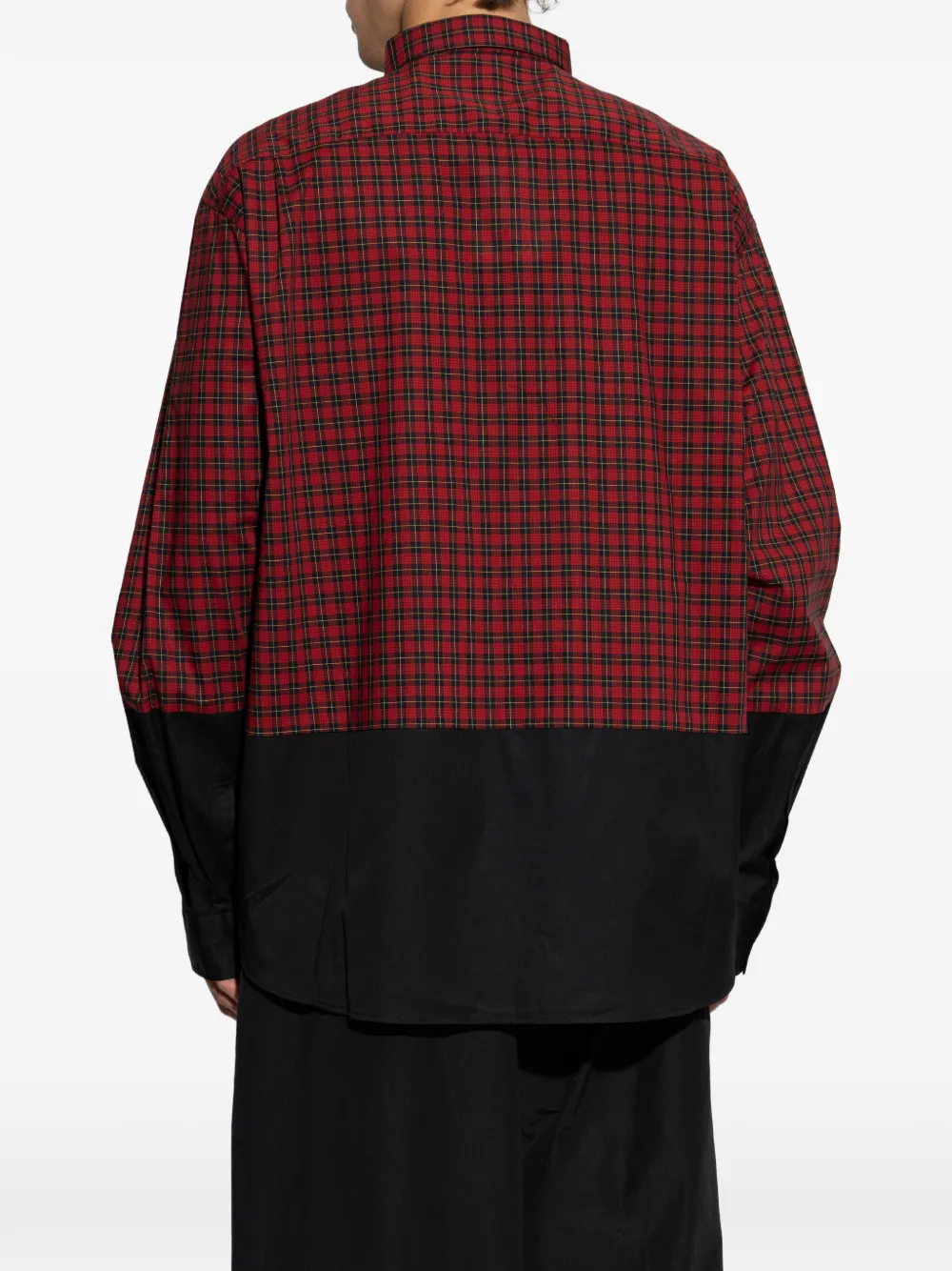 VETEMENTS Geruit overhemd Rood