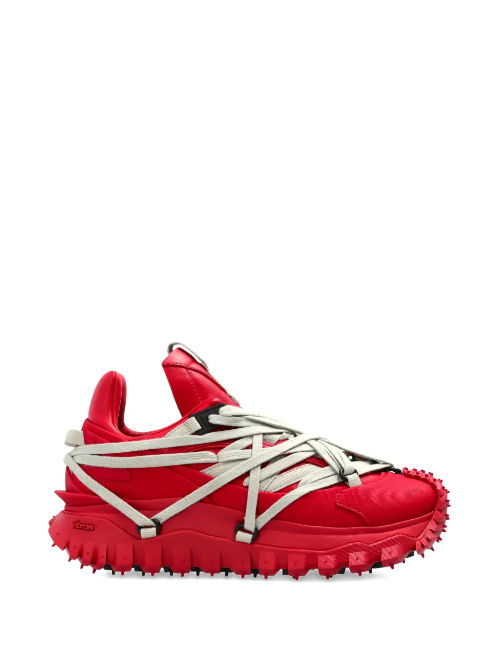 Moncler + Rick Owens Trailgrip Megalace sneakers Rood