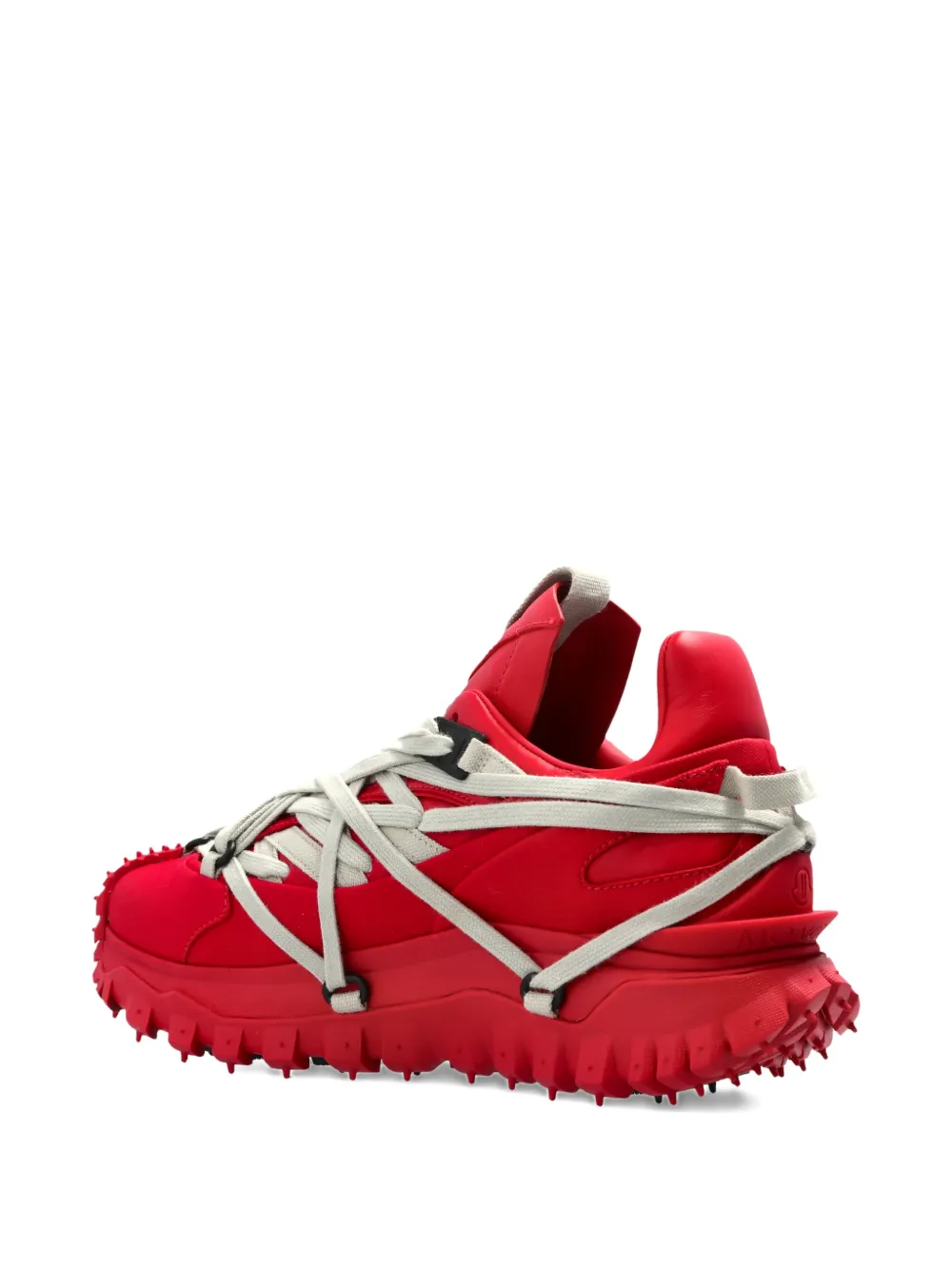 Moncler + Rick Owens Trailgrip Megalace sneakers Rood