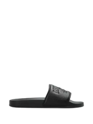 Balenciaga ロゴ サンダル | ブラック | FARFETCH JP
