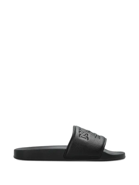 DSQUARED2 debossed sliders