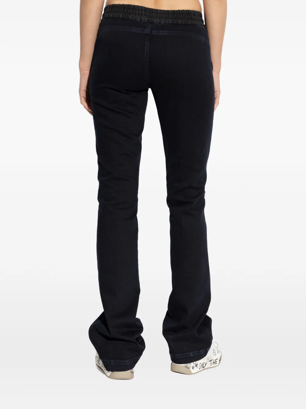 Diesel 2069 D-Ebbey broek met trekkoordtaille Zwart