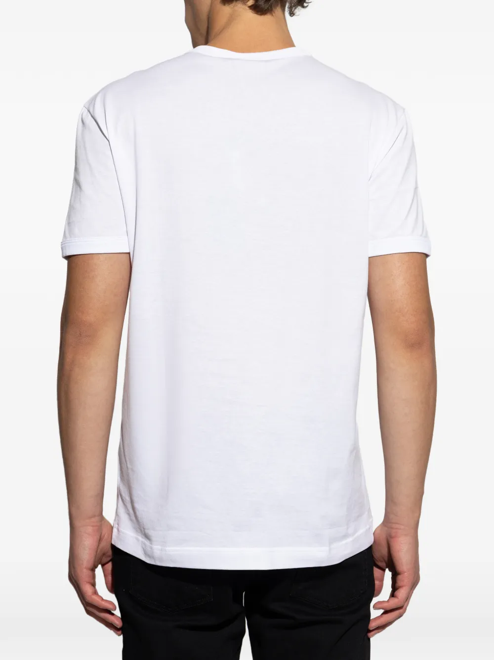 Dolce & Gabbana T-shirt met logopatch Wit