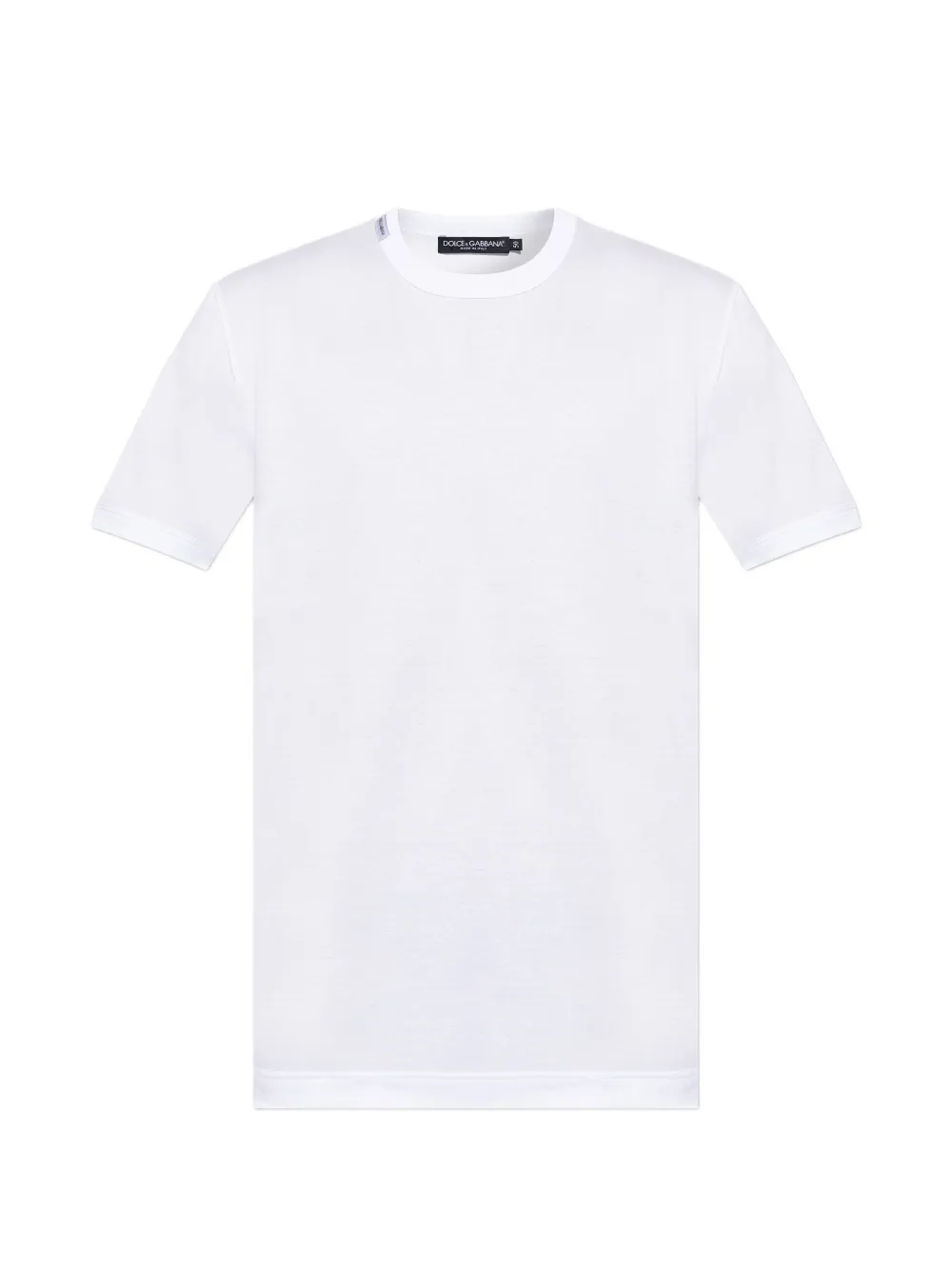 Dolce & Gabbana logo patch T-shirt - Bianco
