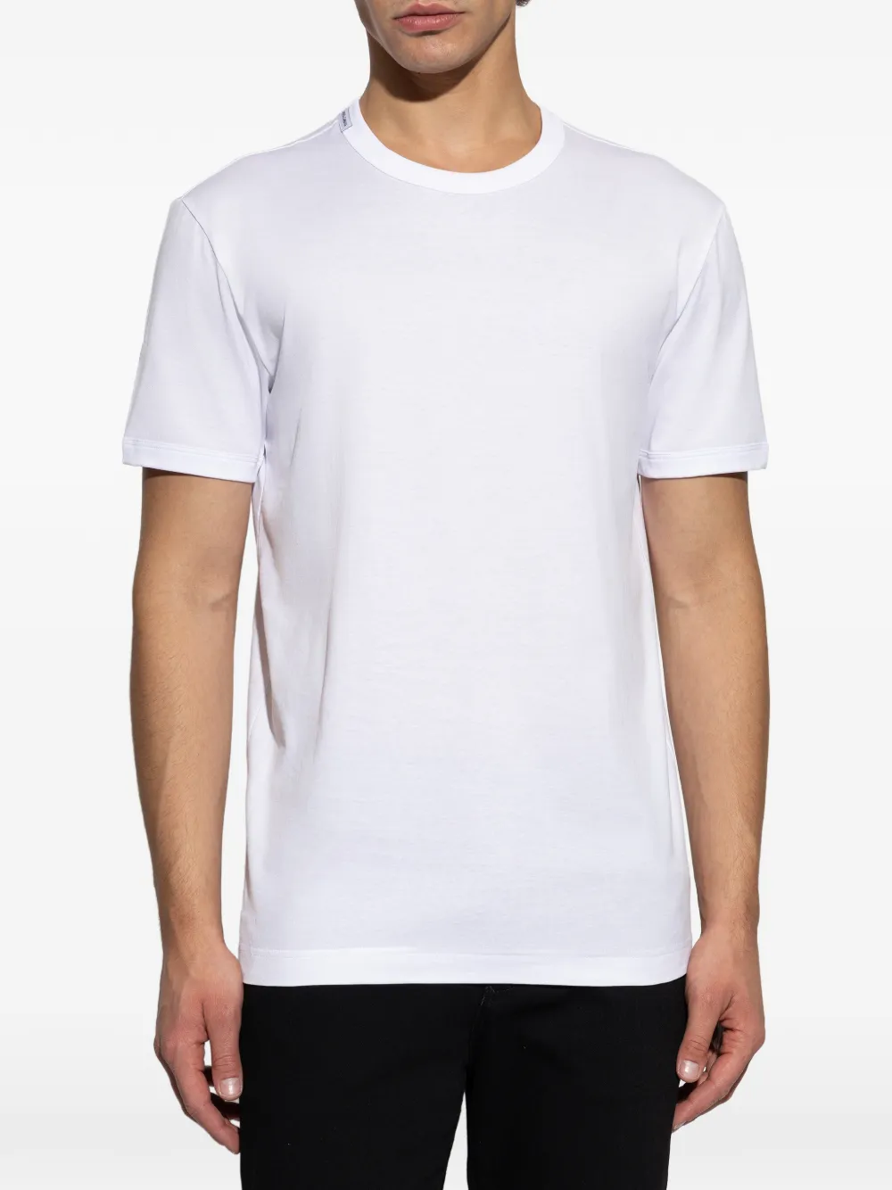Dolce & Gabbana T-shirt met logopatch Wit