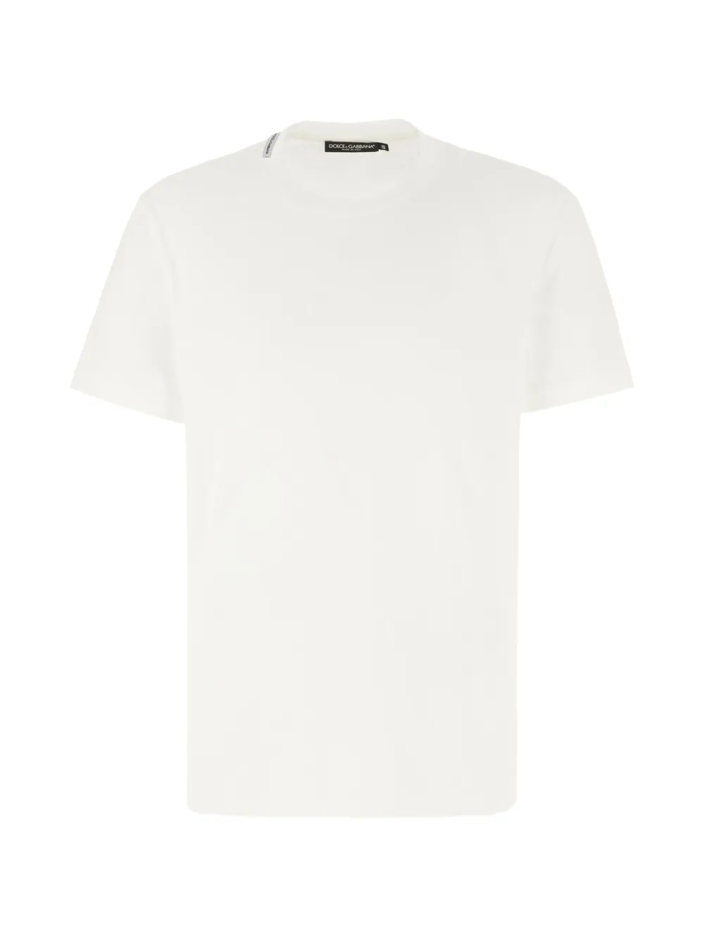 Dolce & Gabbana logo patch T-shirt - Bianco