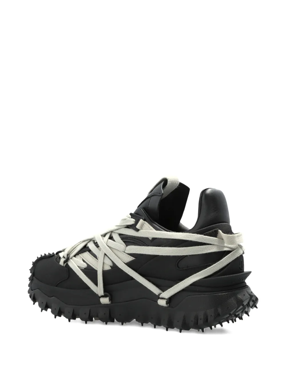 Moncler + Rick Owens laced studded sneakers Zwart