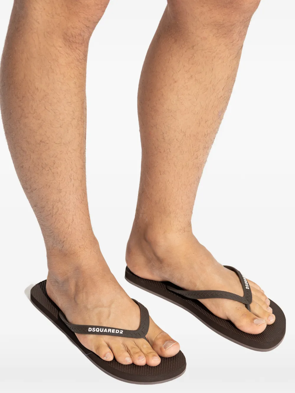 DSQUARED2 logo-print flip-flops Bruin