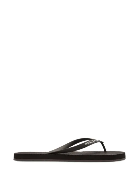 DSQUARED2 logo-print flip-flops