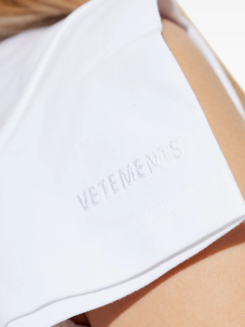 VETEMENTS T-shirt met ronde hals Wit