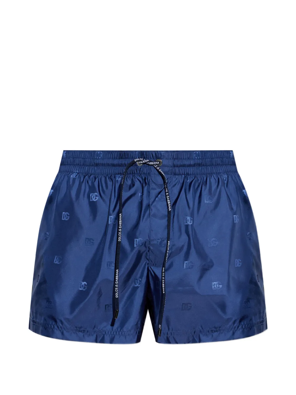 Dolce & Gabbana logo-print swim shorts - Blu