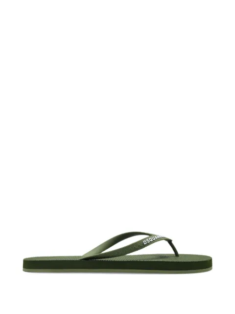 DSQUARED2 logo thong flip-flops